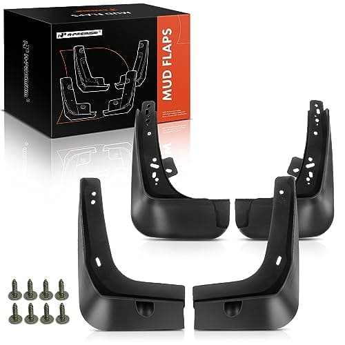 A-Premium Mud Flaps Compatible with Hyundai Sonata 2011 2012 2013 2014 Sedan, No Drilling Required Mud Guards with Hardware Accessories, Set of 4 Front and Rear(Not fit Hybird & SE)