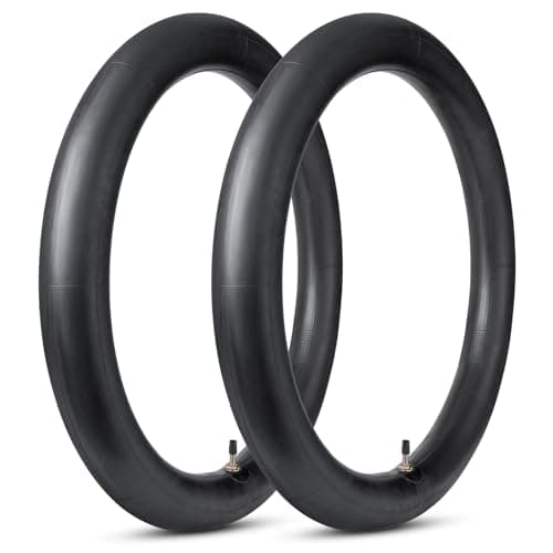 StaiBC 2.75-19 3.00-19 Inner Tube Heavy Duty 80-19 100-19 Tire Tubes with TR4 Straight Valve Stem Replacement for CRF KLX TTR Motocross Pit Dirt Bike Motorcycle 2-Pack