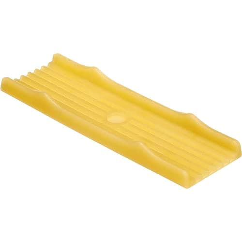 Tie Down 86291 PVC Keel Pad – 15" x 3.5" Boat Hull Protector for Trailers – Yellow – Non-Marking, UV Resistant, Flexible Cushion Pad – Mounts Easily to Cross Members – Made in USA