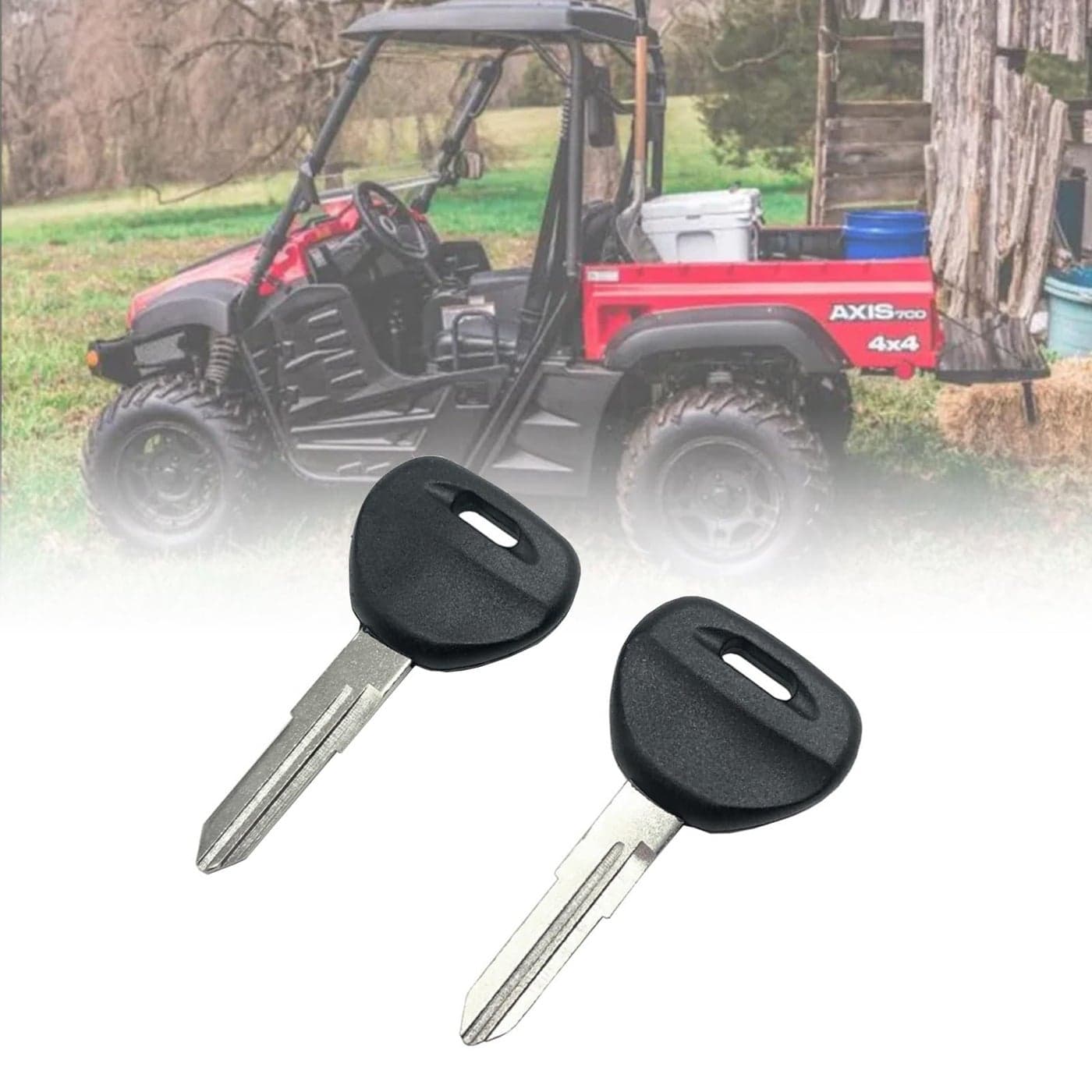 Axis 500 Blank KeyHisun 550 Ignition Key Switch for Axis 500 700Hisun Sector Vector 250 500 550 700 750 1000Coleman UTVCub Cadet Challenger 500 700Massimo msu500