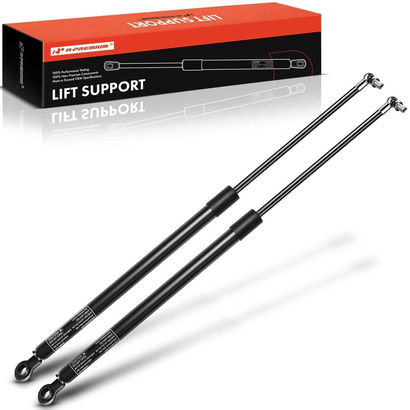 APremium Liftgate Rear Trunk Lift Supports Shocks Struts Compatible with Select Honda Models CRX 1988 1989 1990 1991 Coupe with Eyelet Mount On Tube Side Replace 74820SH23072PC Set