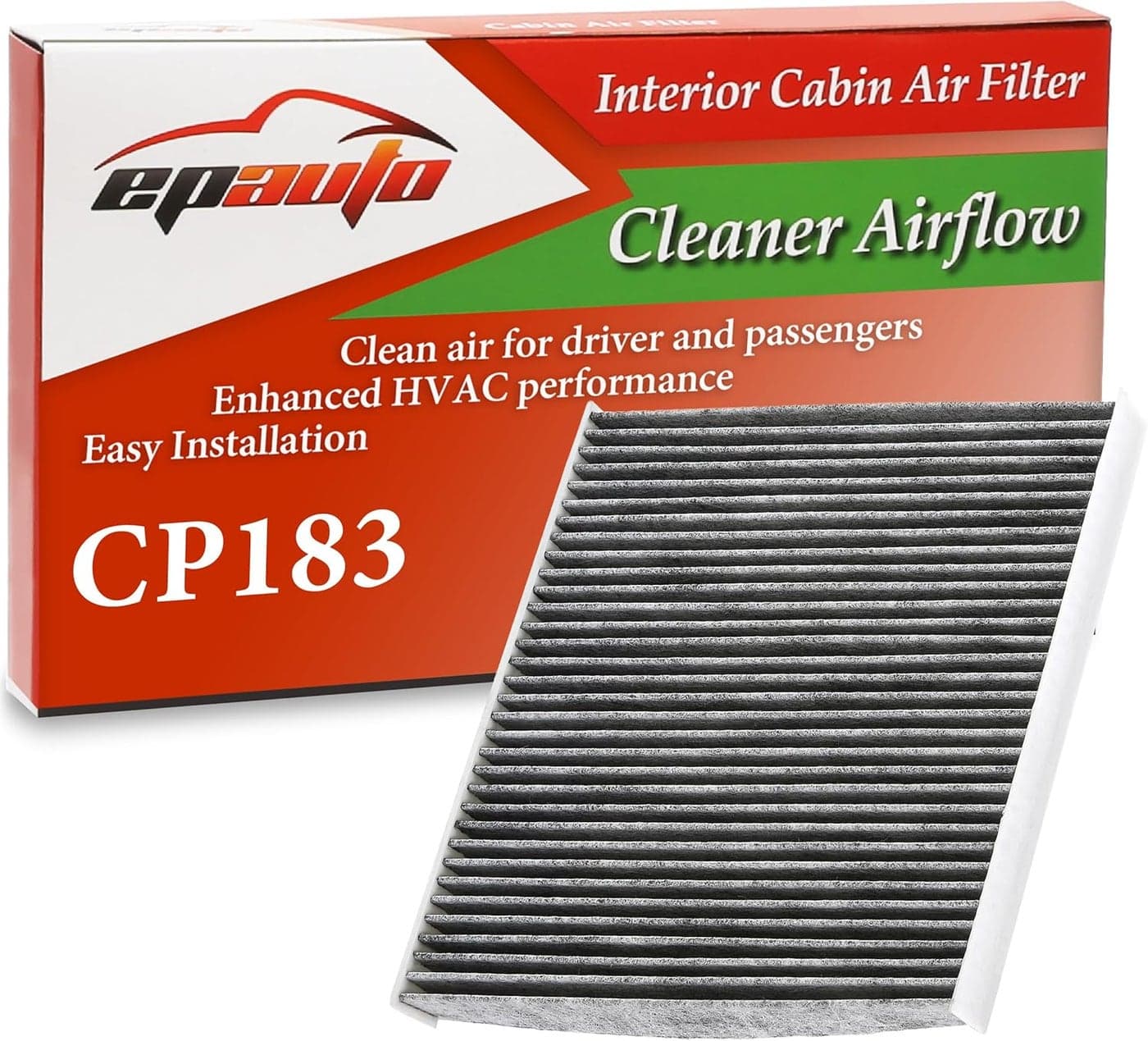 EPAuto CP183 Activated Carbon Cabin Air Filter for Dodge Durango and Jeep Cherokee