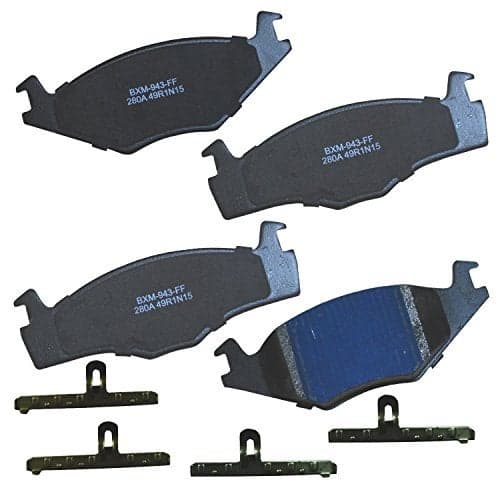 Bendix Premium SBM280A Semi-Metallic Front Brake Pads for Volkswagen Cabriolet 1993-1990, Corsar 1988-1984, Derby 1996-1995, Golf 1992-1985, Jetta 1992-1987, Quantum 1984-1983, Scirocco 1985