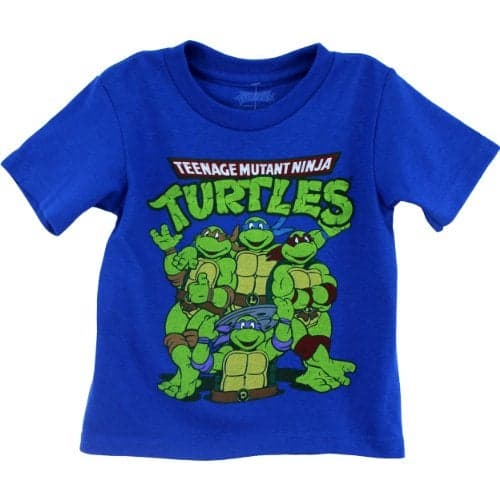 Nickelodeon boys Teenage Mutant Ninja Turtles Tee fashion t shirts, Royal, 3T US
