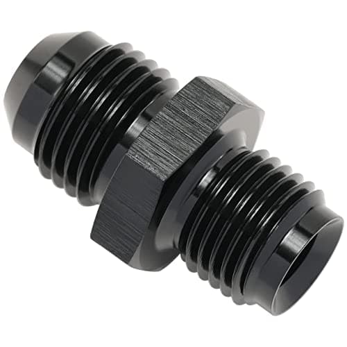 Podavelle 6AN Male to 1220 Inverted Flare Adapter Fitting Connector Aluminum Black