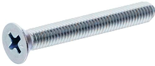 The Hillman Group 101044 6-32-Inch x 2-1/2-Inch Flat Head Phillips Machine Screw, 100-Pack,Zinc