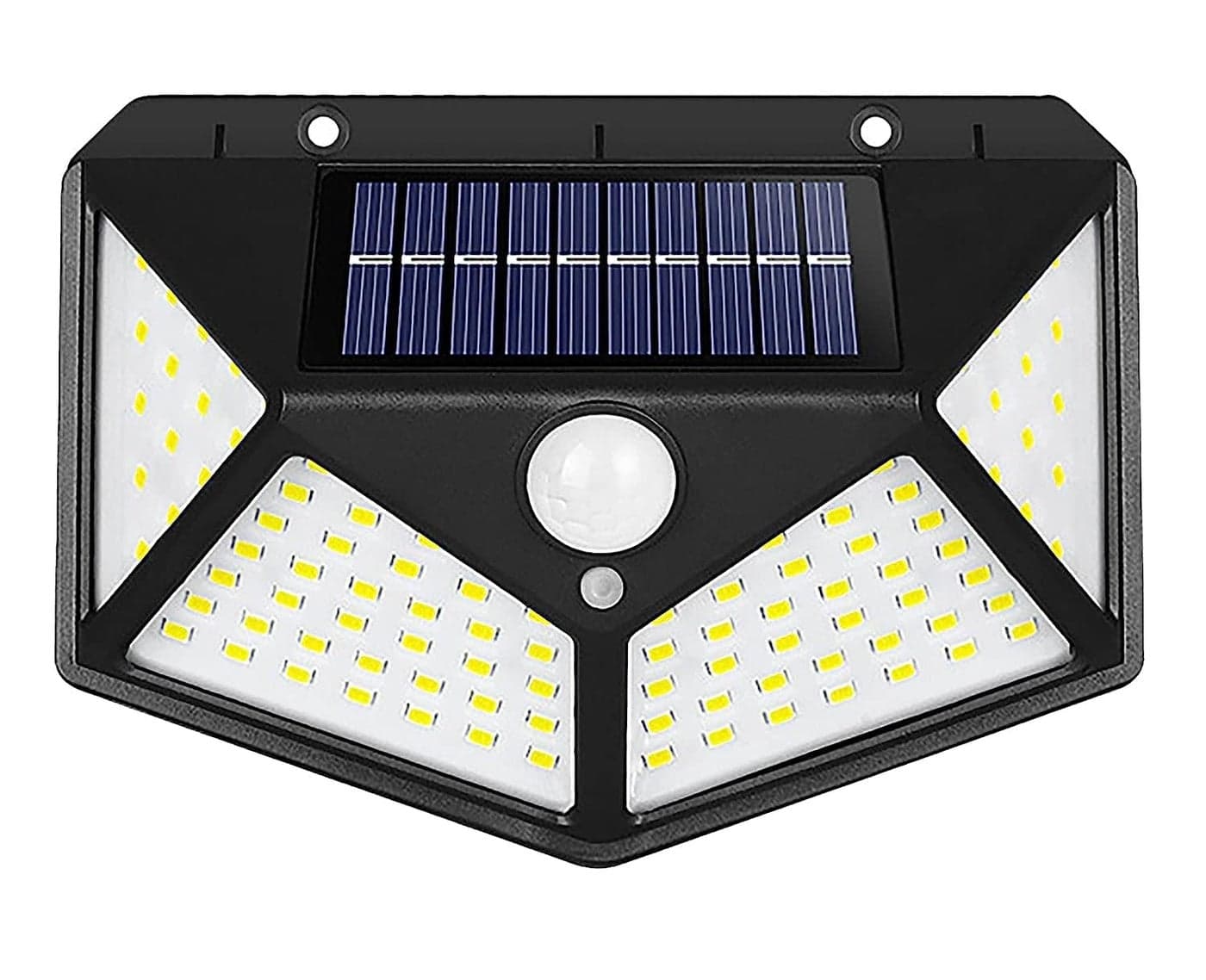 SHREE HANS FASHION 100LED Bright Outdoor Security Lights with Motion Sensor Solar Powered Wireless Waterproof Night Spotlight for OutdoorGarden Wall Solar Lights for Home Pack of 1
