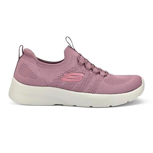 Skechers Womens Dynamight 2.0 Mauve Casual Slip On Shoe