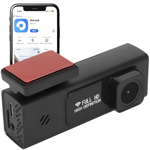AllExtreme X12 Car Dash Cam 140° Wide Angle Lens HD 1080P Loop Video Recorder Wi-Fi Support Parking Mode Driving Front Camera