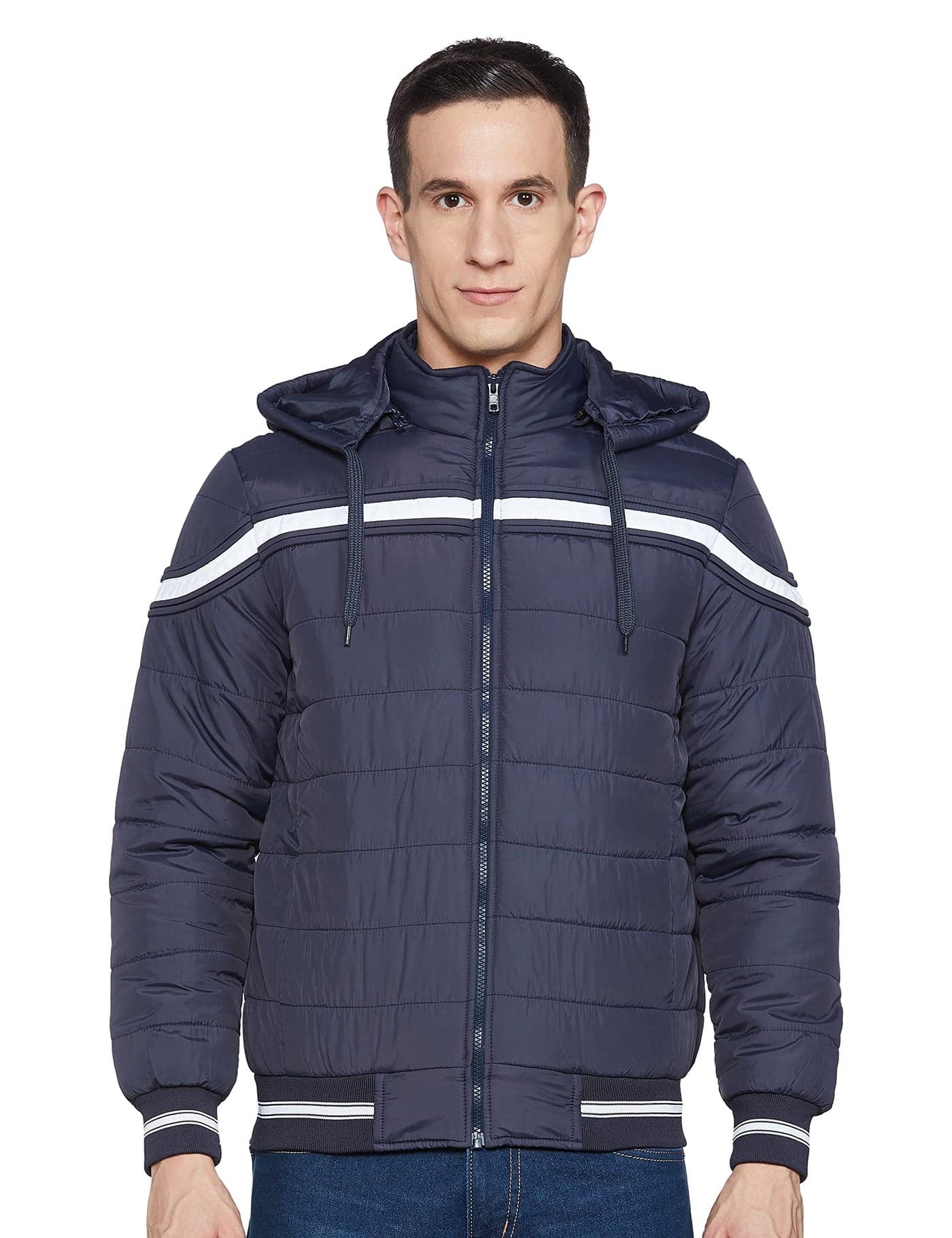 Qube By Fort Collins Men's Cape Jacket Blue Navy M