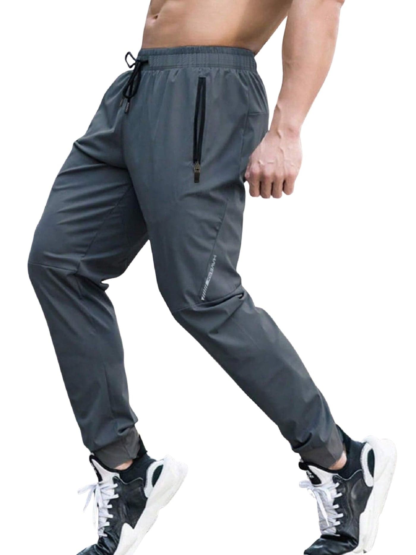 Lymio Track Pant for Men || Regular Fit || Track Pants || Full Elastic Jogger Track Pant (TP-60-Grey-S)