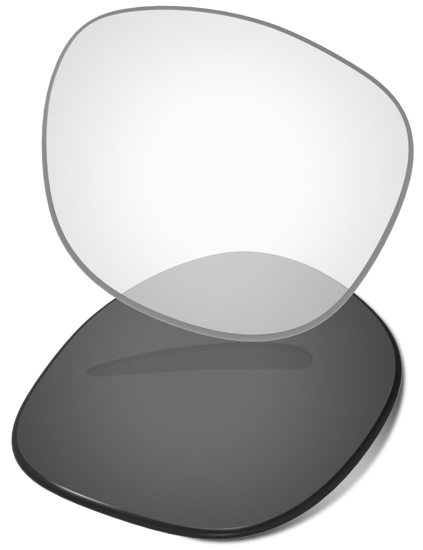 Vonxyz Replacement Lenses Compatible with Ray-Ban Meta Wayfarer RW4008/RW4012 53MM (Gen 2) Sunglass - Transition Lenses - Clear Black Photochromic Activated