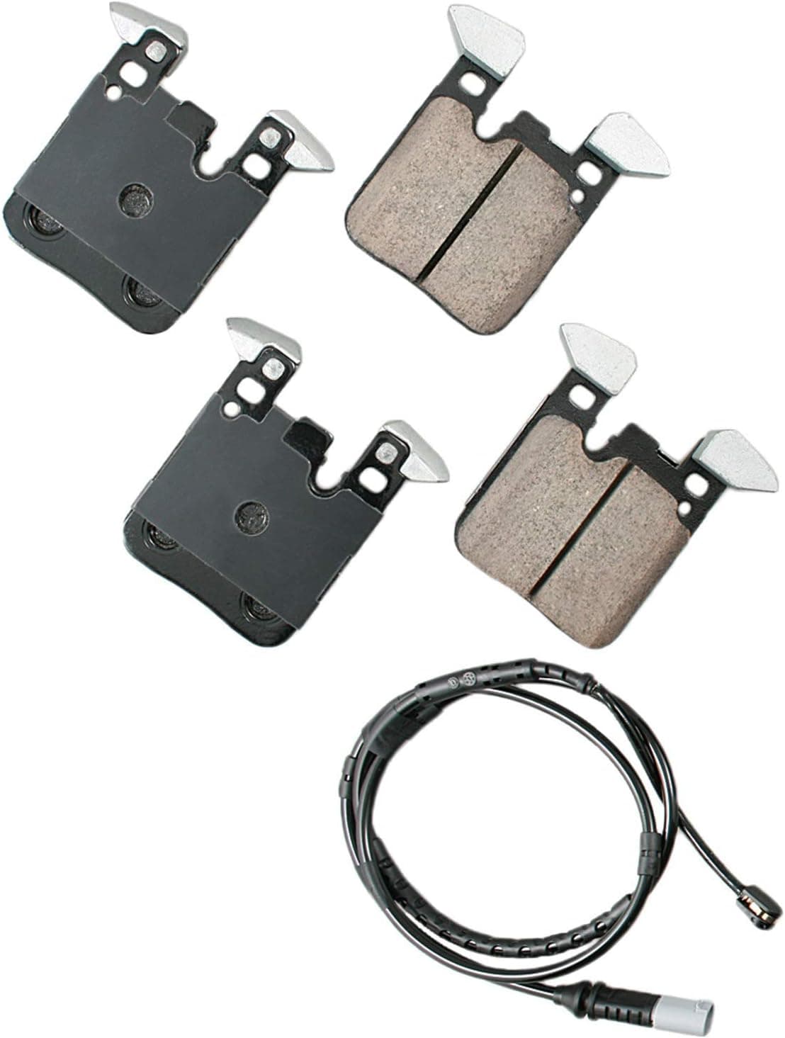 Akebono Ultra Premium Rear Brake Pad Set - Model EUR1656 - Superior Performance with No Break-In Required