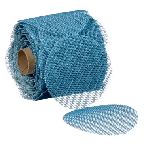 3M Blue Net Disc Roll 36450 3 in 120 Grade 100 Pack Best in Class Virtually DustFree Abrasive Sheet Roll