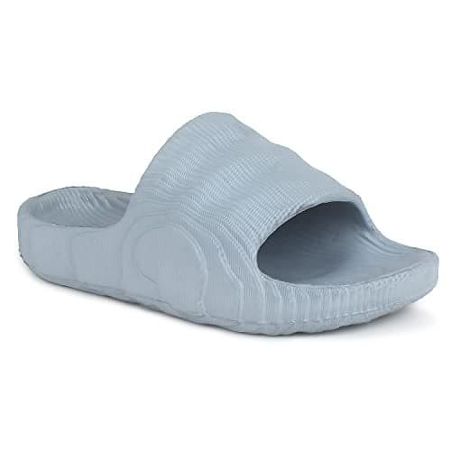 Hygear Men's Almatiny Light Grey Slippers_10 UK (HG-GE-1008)