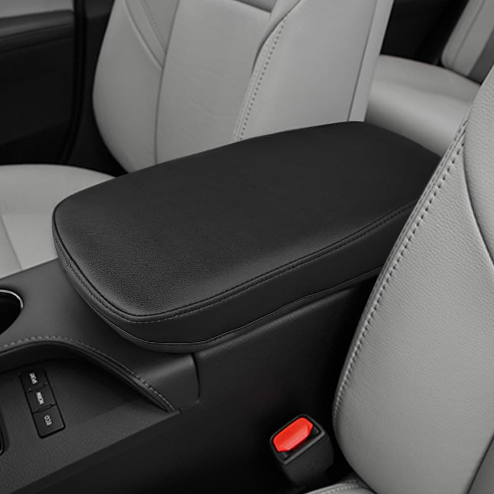 DEYTOP Armrest Cover for Toyota Avalon 20132018 Accessories Center Console Cover for Toyota Avalon 2013 2018 Accessories Armrest Pad Black