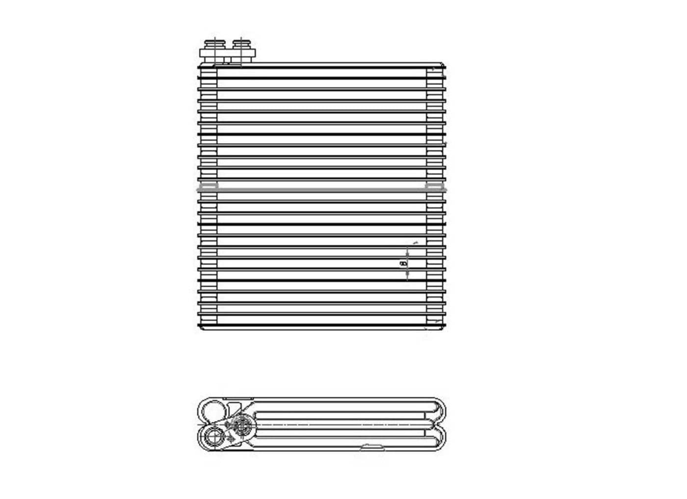 TYC 97119 Evaporator Compatible with 20072008 Dodge Ram 1500 Pickup