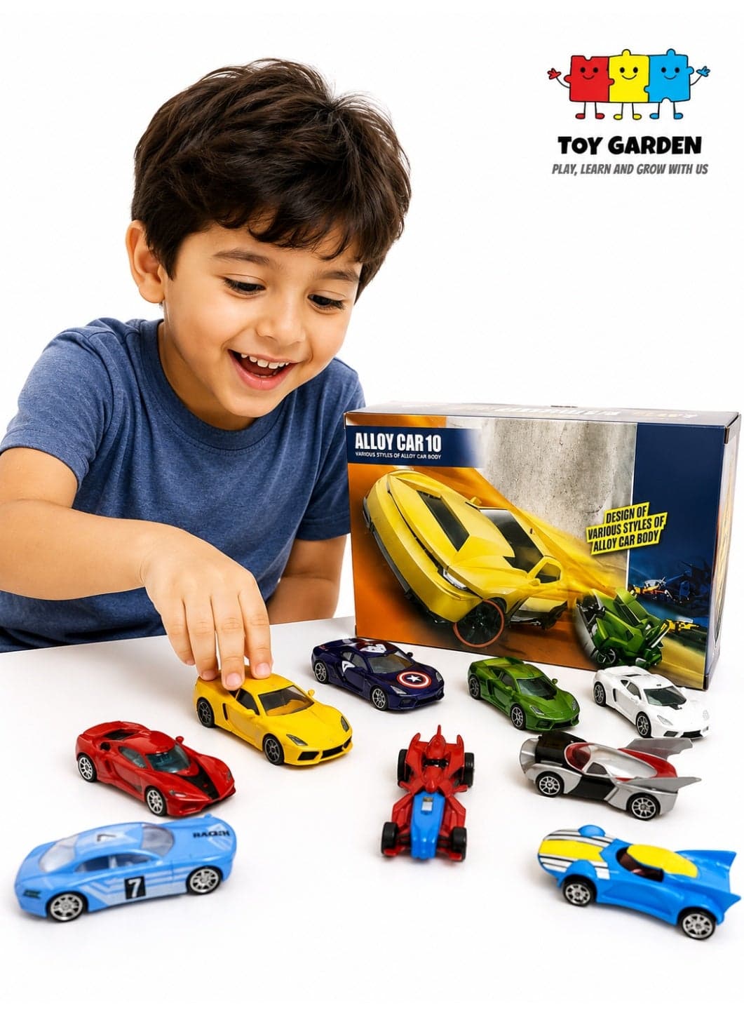 Superhero Toy Car Set – 10 Car Pack Super Hero Theme in 1 pakage, Alloy Cars, Perfect Play Vehicles for Kids, Birthday Party Gifts & Home Decor