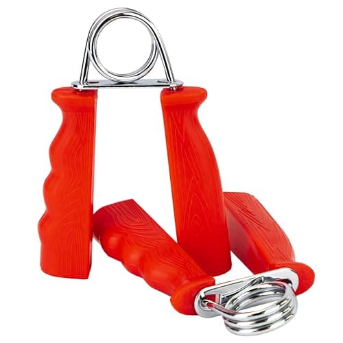 CanDo Hand Grip Exerciser Pair - Red, Light - 6 lb