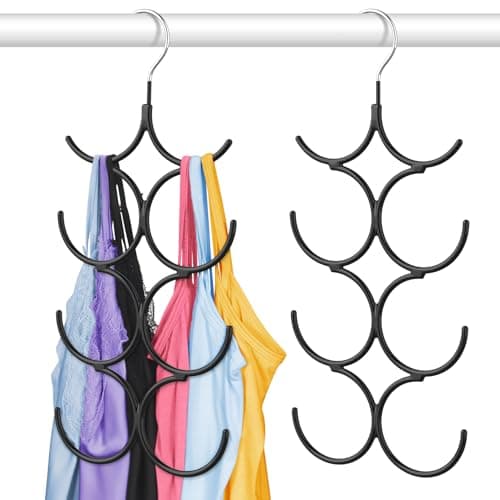 DOIOWN Tank Top Hanger2 Pack Space Saving Hangers Bra Camisole HangerSmall Closet Organizers and Storage for Dorm Apartment Holds CamisolesBrasScarfsTiesBelts