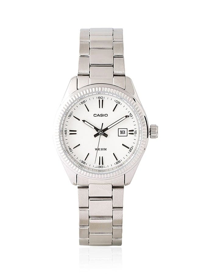 Women Enticer Analog Watch LTP-1302D-7A1VDF - 30 mm - Silver