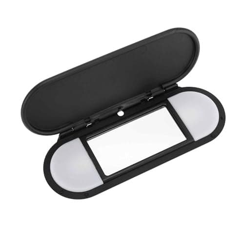 ACROPIX Sun Visor Vanity Mirror Cover Makeup with Light for Mini Cooper F55 F56 F60 2015-2022 Replace No.51167342194 Black