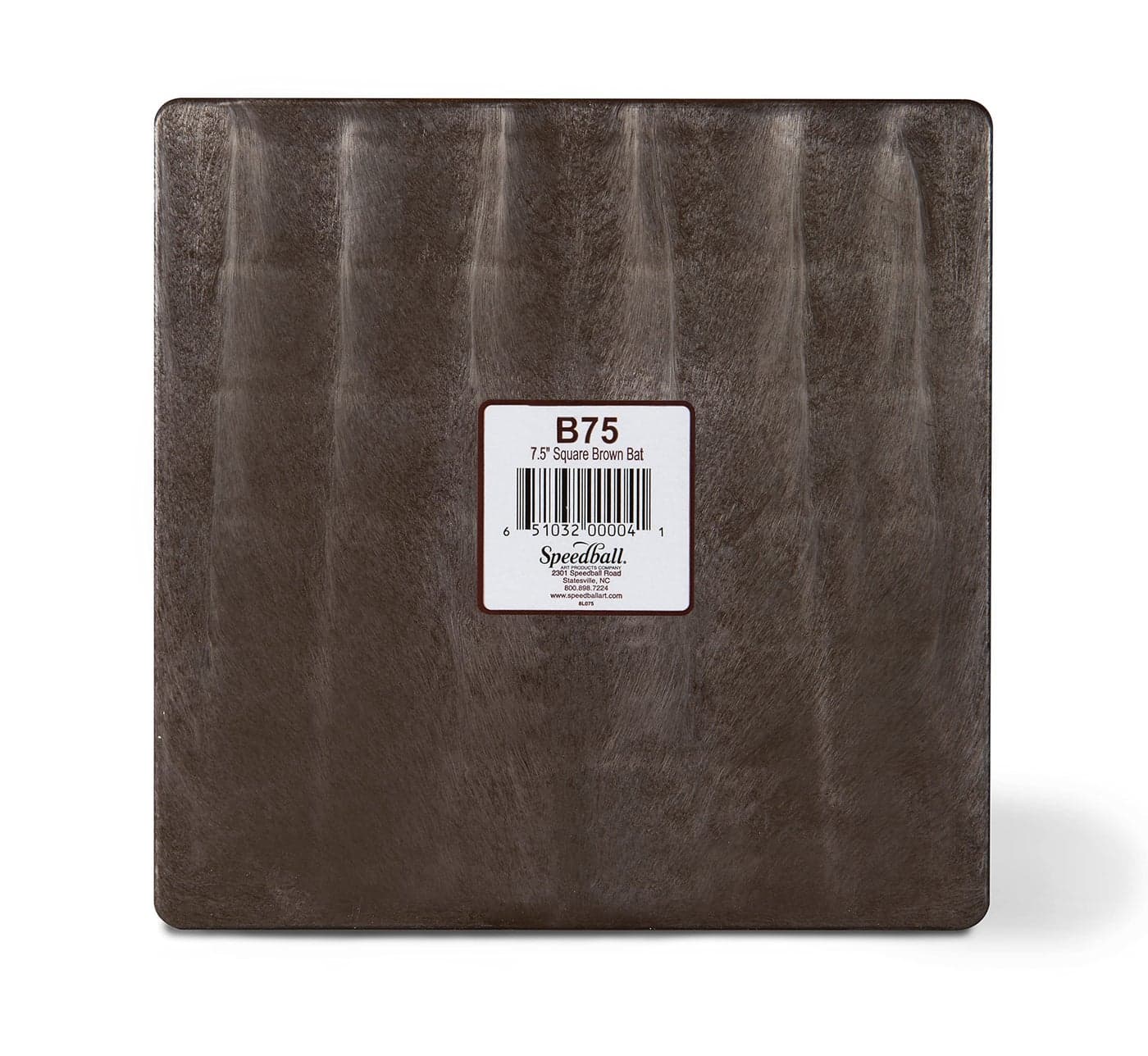 Speedball 75 Inch Square Universal Pottery Wheel Bat Brown for Ceramics and Clay Work
