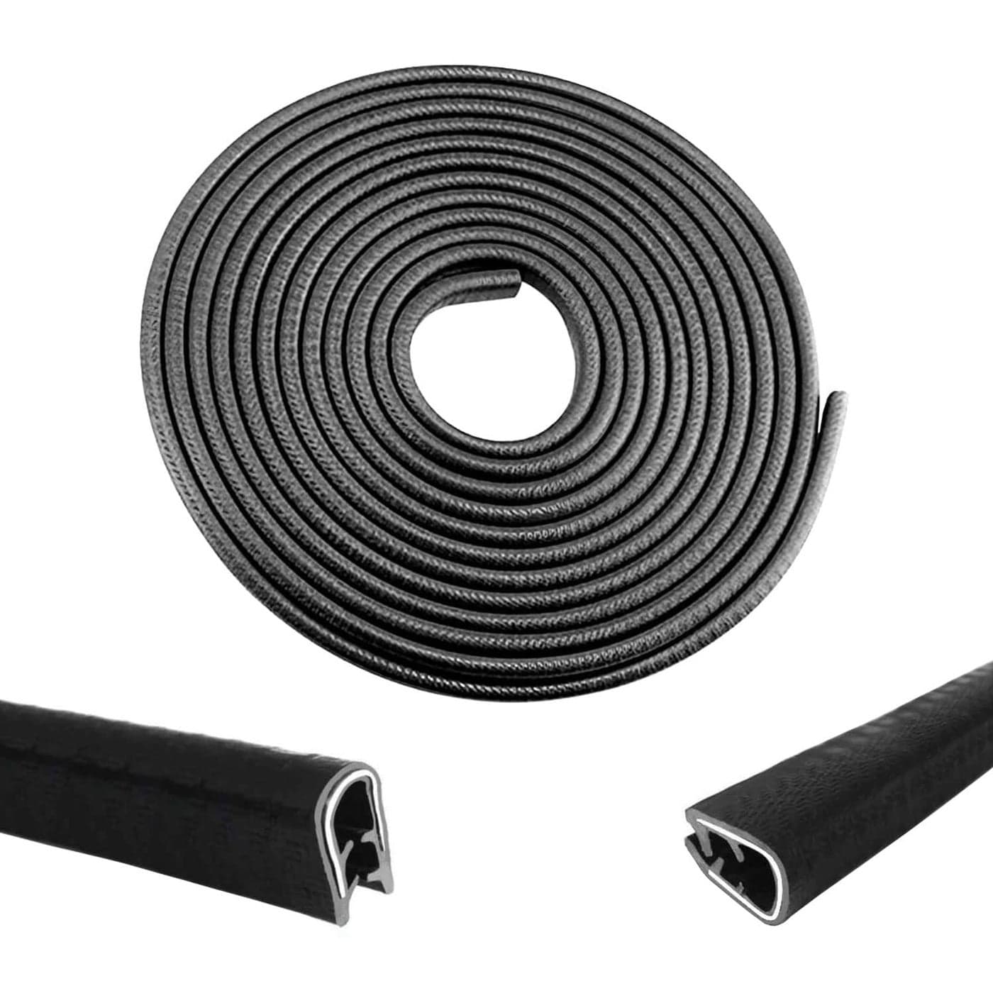 33Ft Car Door Edge Guards Black Universal Fit Door Edge Protector Rubber U Shape Automotive Door Trim Molding for Sedans Trucks SUV ATV No Glue Required Black 33FT