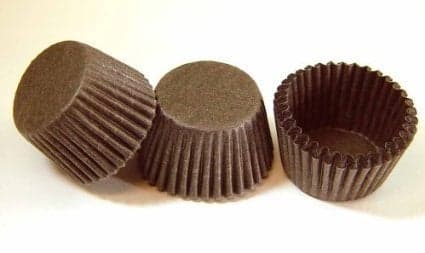 4 Brown Glassine Paper Candy Cups Chocolate Peanut Butter Baking Liners 1000
