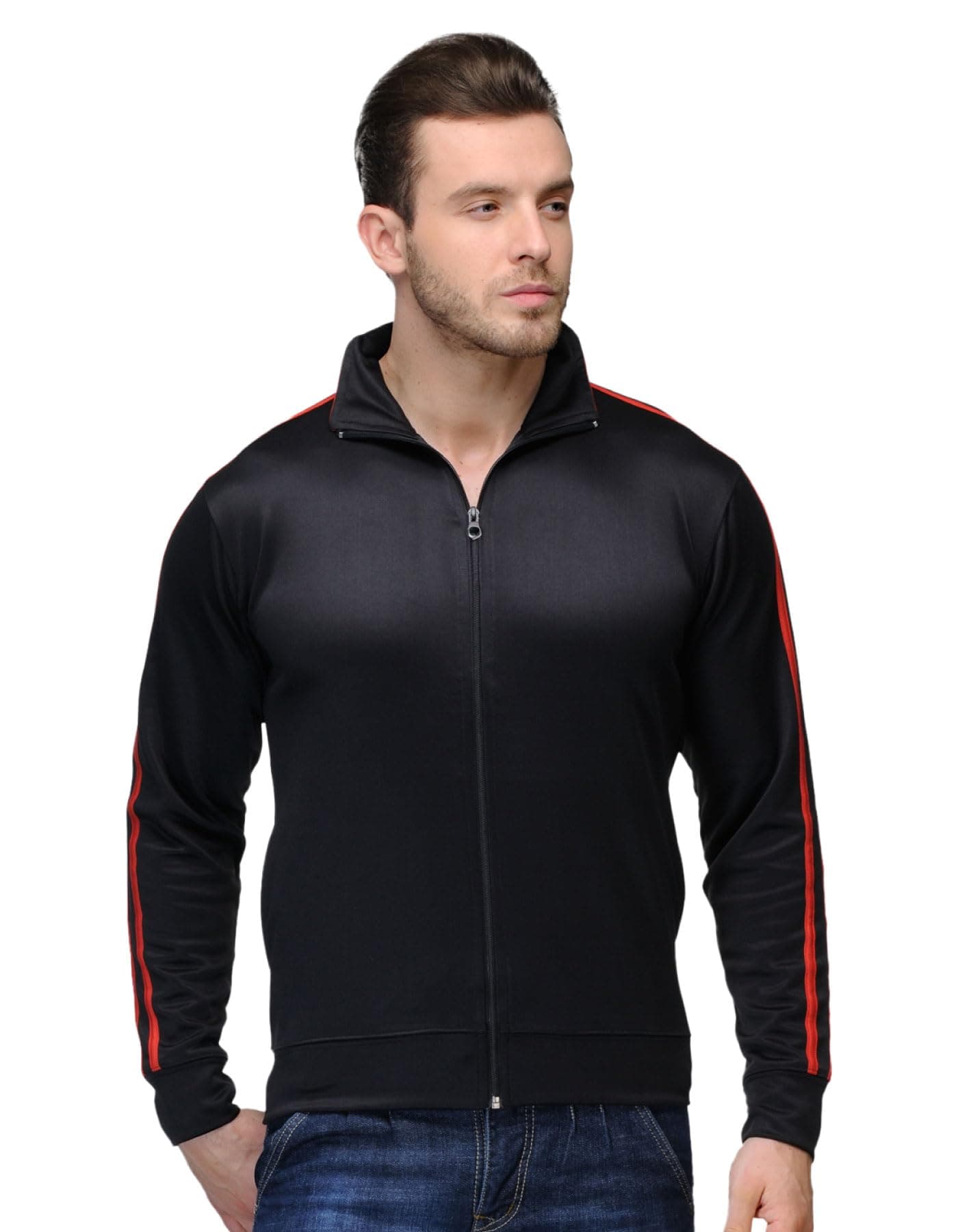 Scott International Jackets for Men | Winter wear | Men's Polyester Full Sleeve Zip with Pocket | Men Jackets | Winter Standard length Jackets