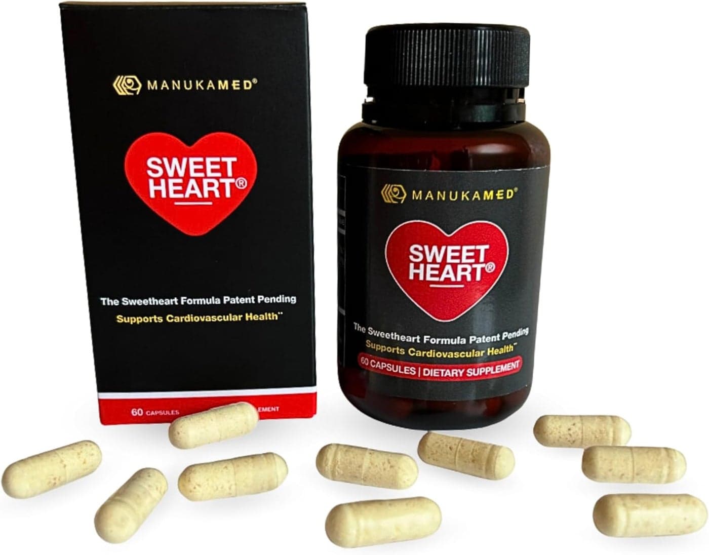 SWEETHEART Supports natural healthy heart 100 Natural Dietary Supplement 60 Capsules
