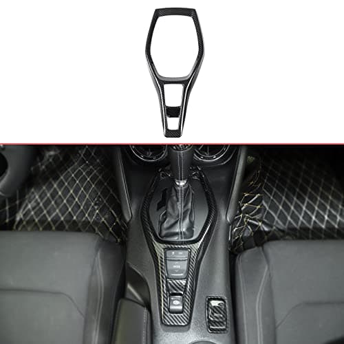 Carbon Fiber Gear Shift Panel Trim Cover Car Interior Frame Trim Decor Sticker Accessories for Chevrolet Camaro 2017-2022