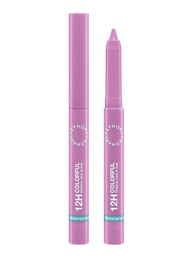 SEPHORA COLLECTION 12HR Colorful Eyeshadow Stick & Liner – 12 Periwinkle Matte (1.40 g)