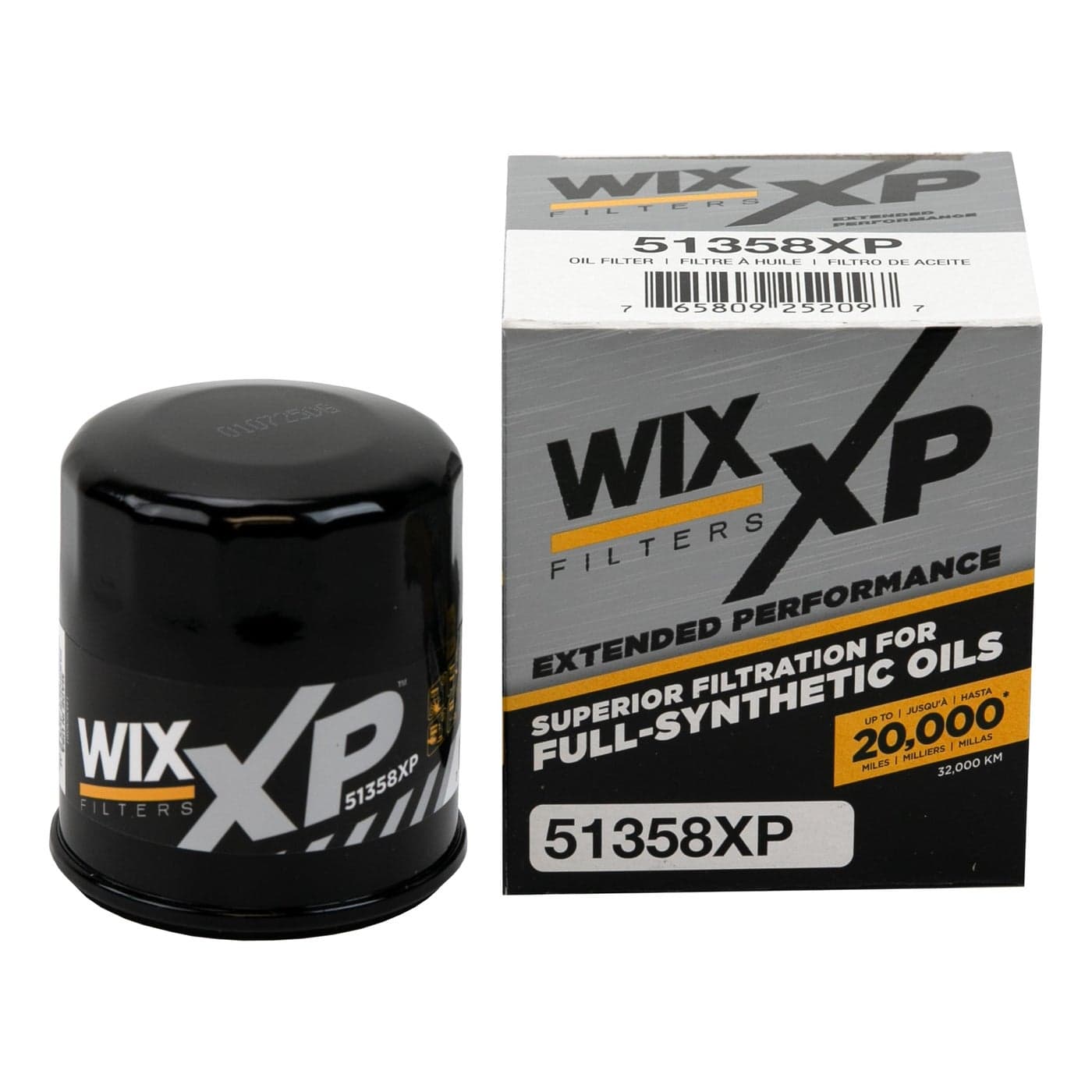 WIX 51358XP WIX XP Oil Filter Replacement Built for Synthetic Oil Compatible With Honda 8712 Kia 9505 InfinitiNissan 9617