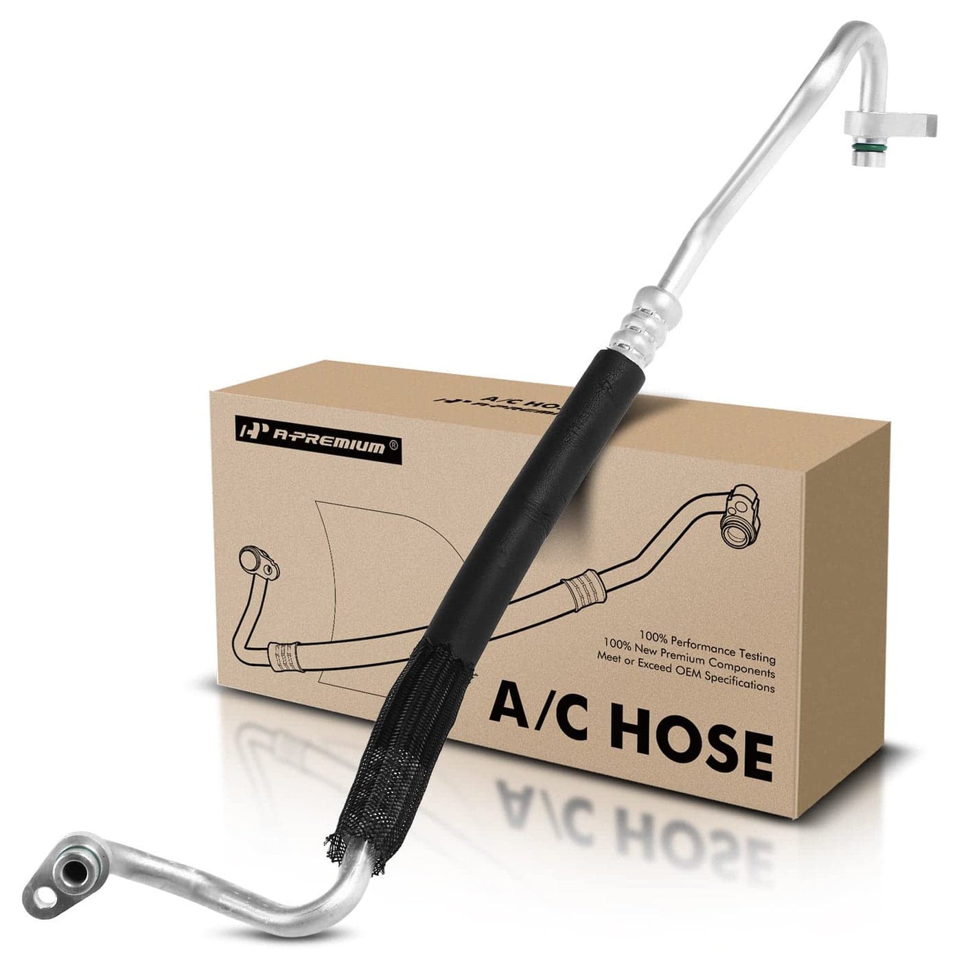 APremium AC Discharge Line Hose Assembly Compatible with Nissan Altima 20162018 Maxima 20152022 35L Compressor to Condenser