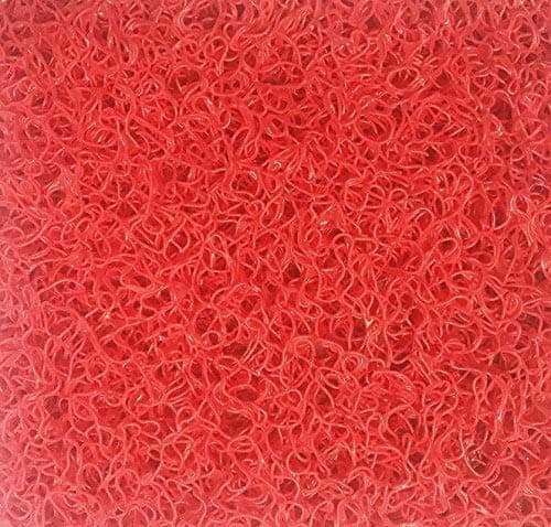 ATOOTFUSION Non-Slip Cushion Noodle Mat for Home Entrance | Heavy Duty Main Door Mat with Rubber Back, PVC Floor Mat | Paydan | Foot Mat for Balcony Dirt Traper Bathroom Area Rug | 2x9 Feet | Red