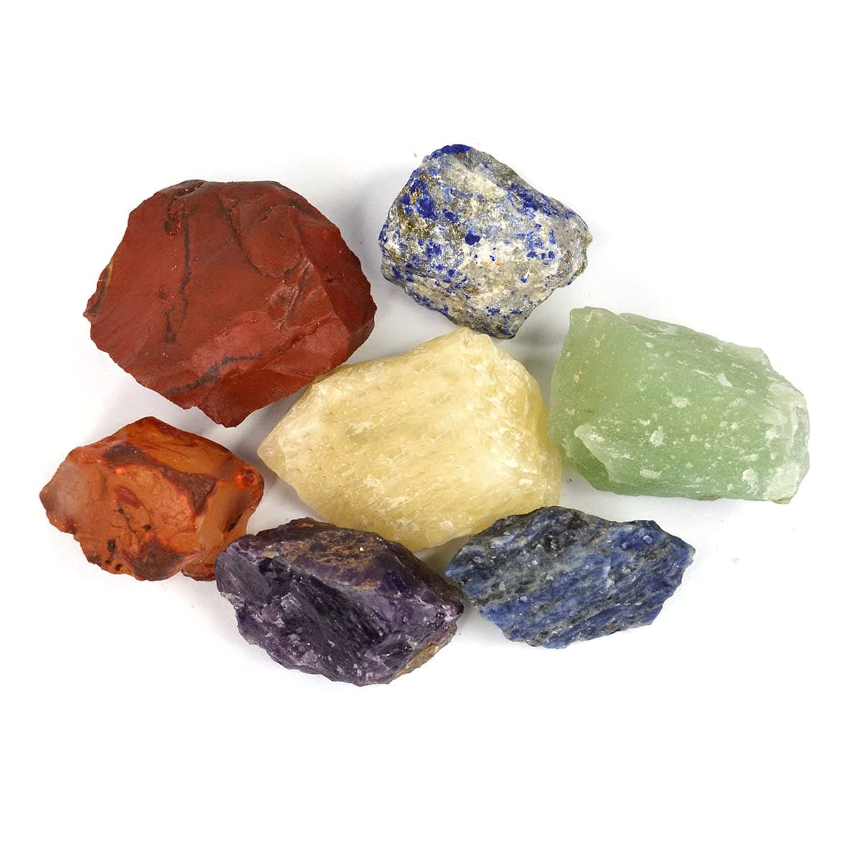 Reiki Crystal Products Natural 7 Chakra Rough Raw Stone 7 Chakra Raw Stones Reiki Stones Gemstones