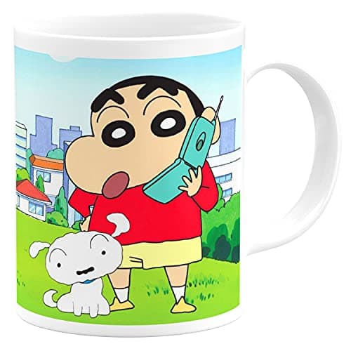 Chhaap Cartoon Mugs Best Gift for Kids Brother Sister Son Daughter Boys Girls Hd Printed Microwave Safe White Ceramic Coffee Mug (350 ml) (CR17 01)