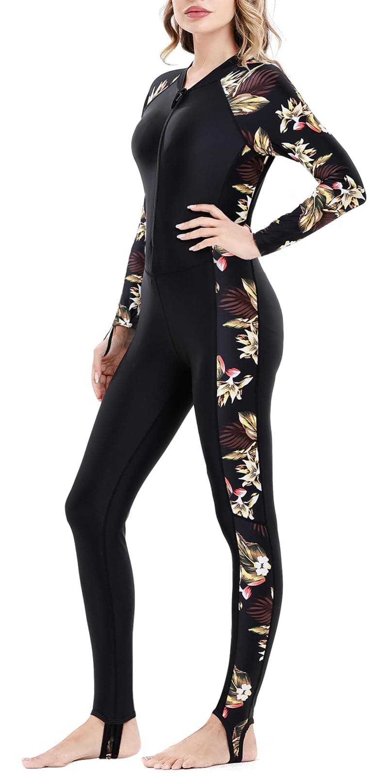 DEHAI Women Men Dive Skins Suit, Rash Guard Full Body Swim Swimsuit, Long Sleeve Youth UV Sunsuit for Diving Kayaking Surfing Scuba Waterski Water Sports