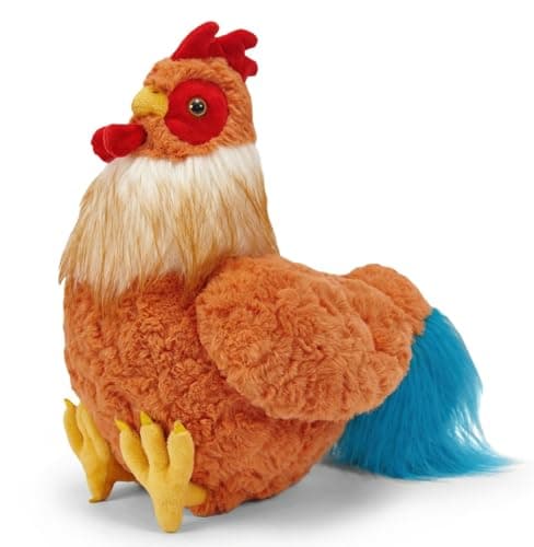 Tezituor Giant Easter Chicken Stuffed Animal Cuddly Realistic Big Chicken Plush Toy Large Rooster Stuffed Animals18 Inch Soft Rooster Stuffy Farm Chick Plushie Kids Girls Boys Christmas Birthday