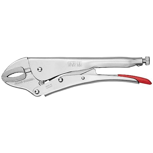 KNIPEX - 41 04 300 Tools - Locking Pliers, Round Jaws, Chrome (4104300)