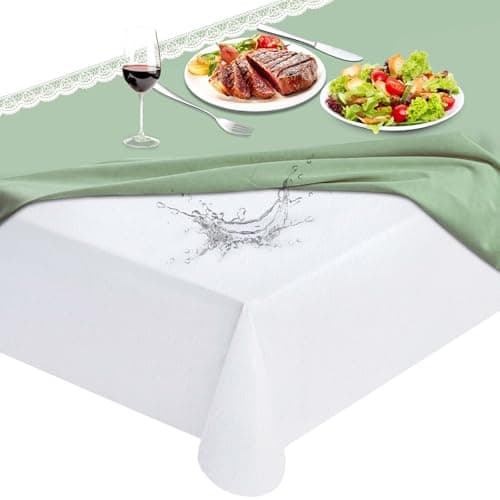 LotuFlor Table Protector Pad with Flannel Backing, Heavy-Duty Vinyl Table Padding Under Tablecloth, Waterproof, Heat Resistant, 90 x 54 inches, Rectangular