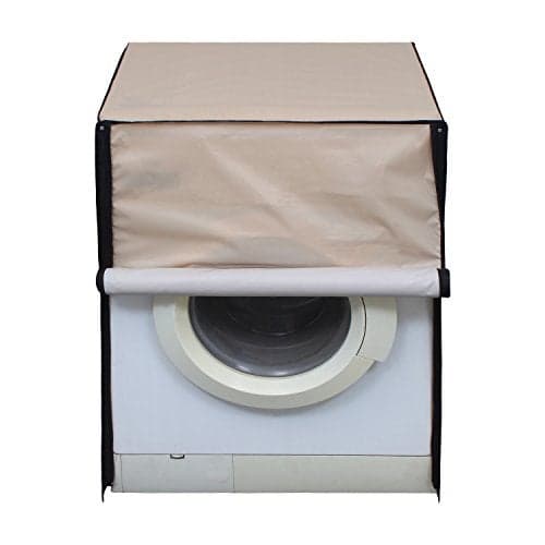 Lithara Waterproof Front Load Washing Machine Cover 7 Kg, 7.2 Kg, 7.5 Kg, 8 Kg (Beige)