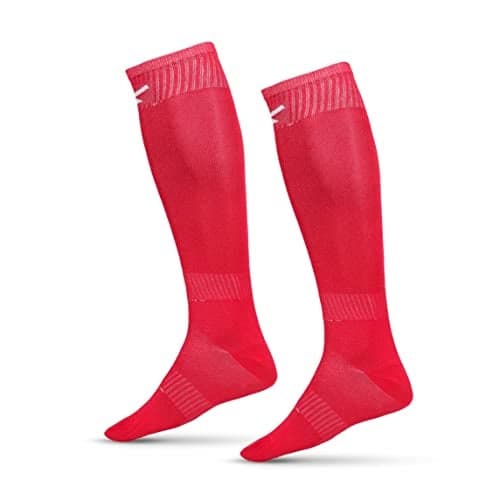 Vector X Plain Blastic Stockings Polyester Blend, Unisex, Knee Length, Pack of 1 Pair