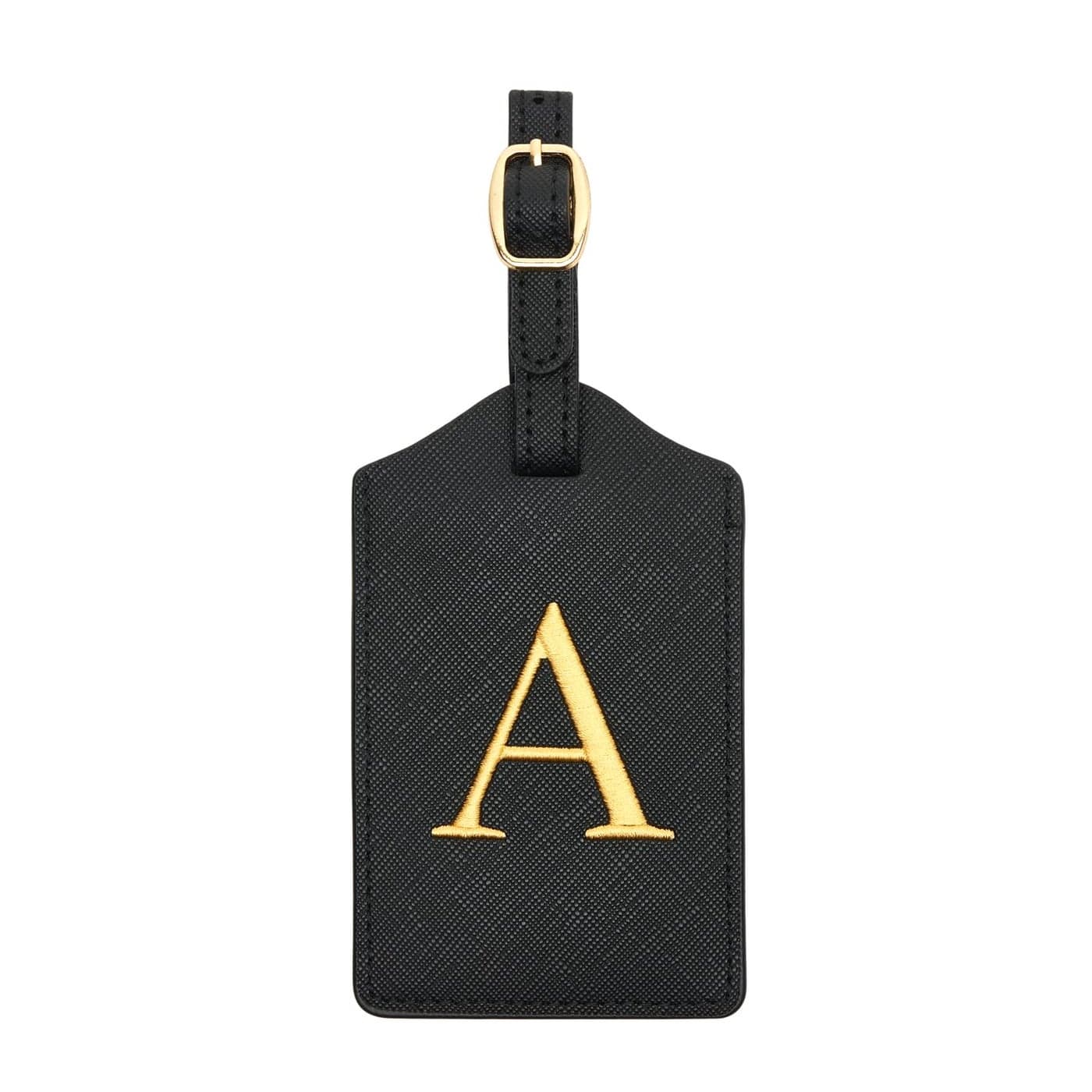 Luggage Tag PU Leather for Suitcase Baggage Handbag Travel Bag Label Suitcase Tag Label Tag w Name Card Privacy Cover A