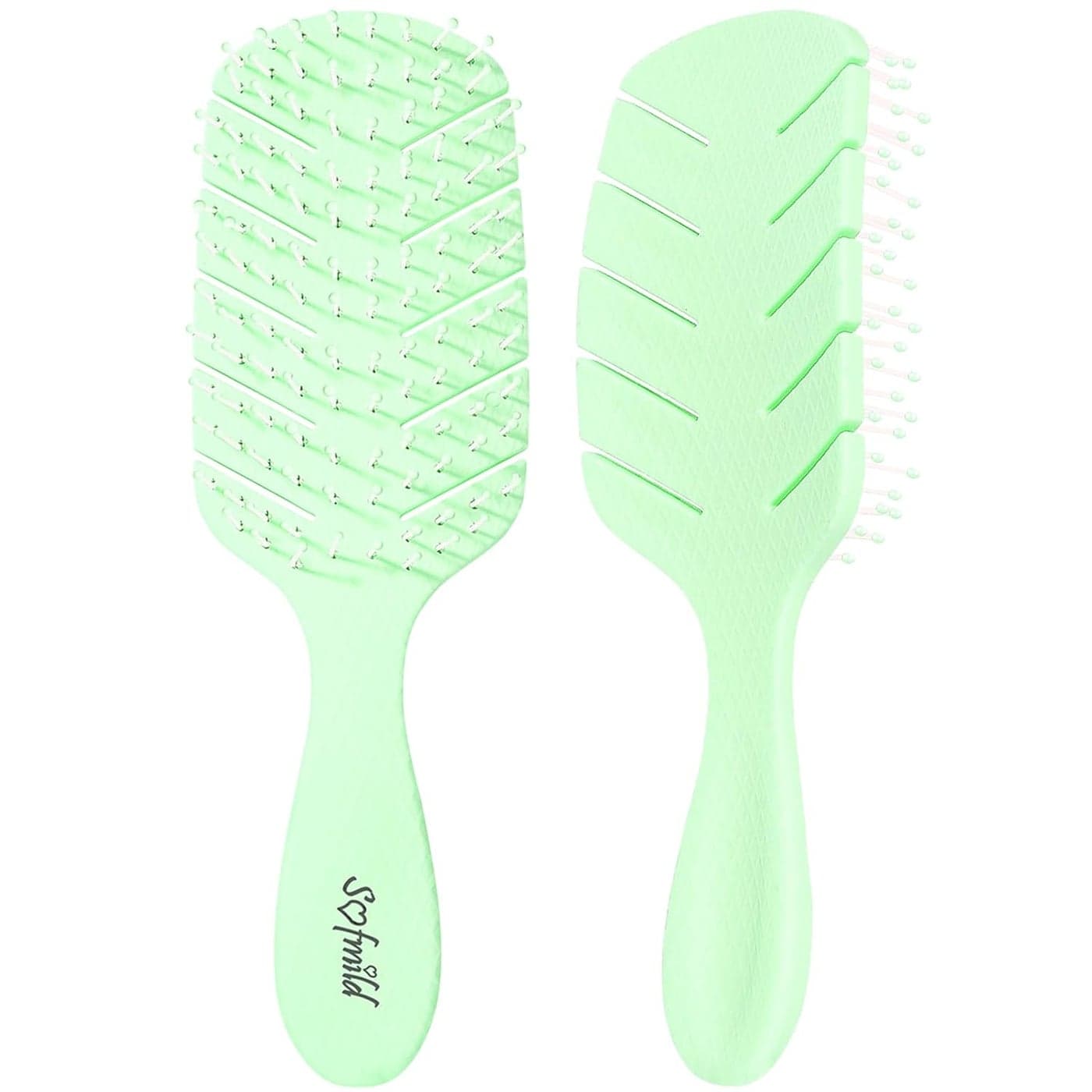 Valentine's Day Gifts for Her Hair Brush for Women Girlfriend Wife Detangling Brush for Curly Thick Wet Dry Hair Easily No Pulling