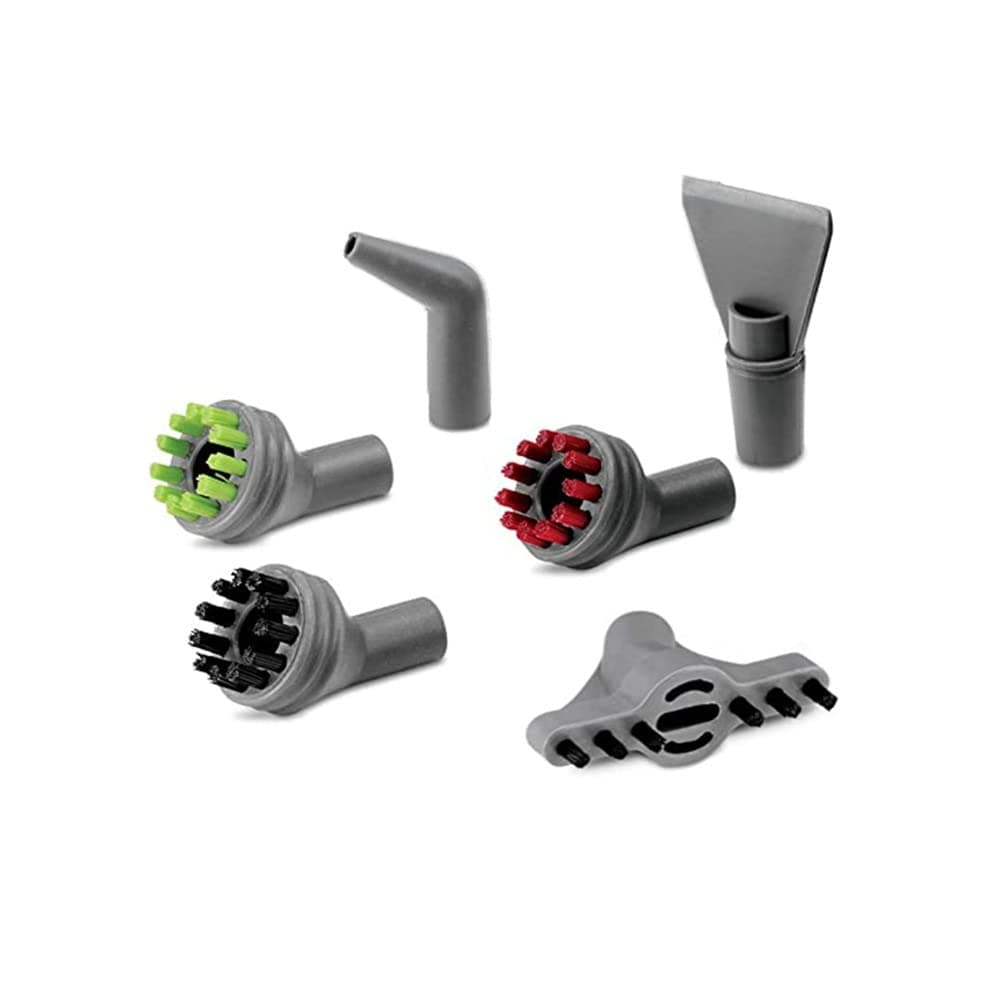 Sionlan 6 Pack for Bissell SteamShot Hard Surface steam Cleaner 39N7A 39N7V 39N7H 2994B Replacement Parts 3 Hard Brushes 1 Wall Crevice Brush 2 MultiSurface Tools