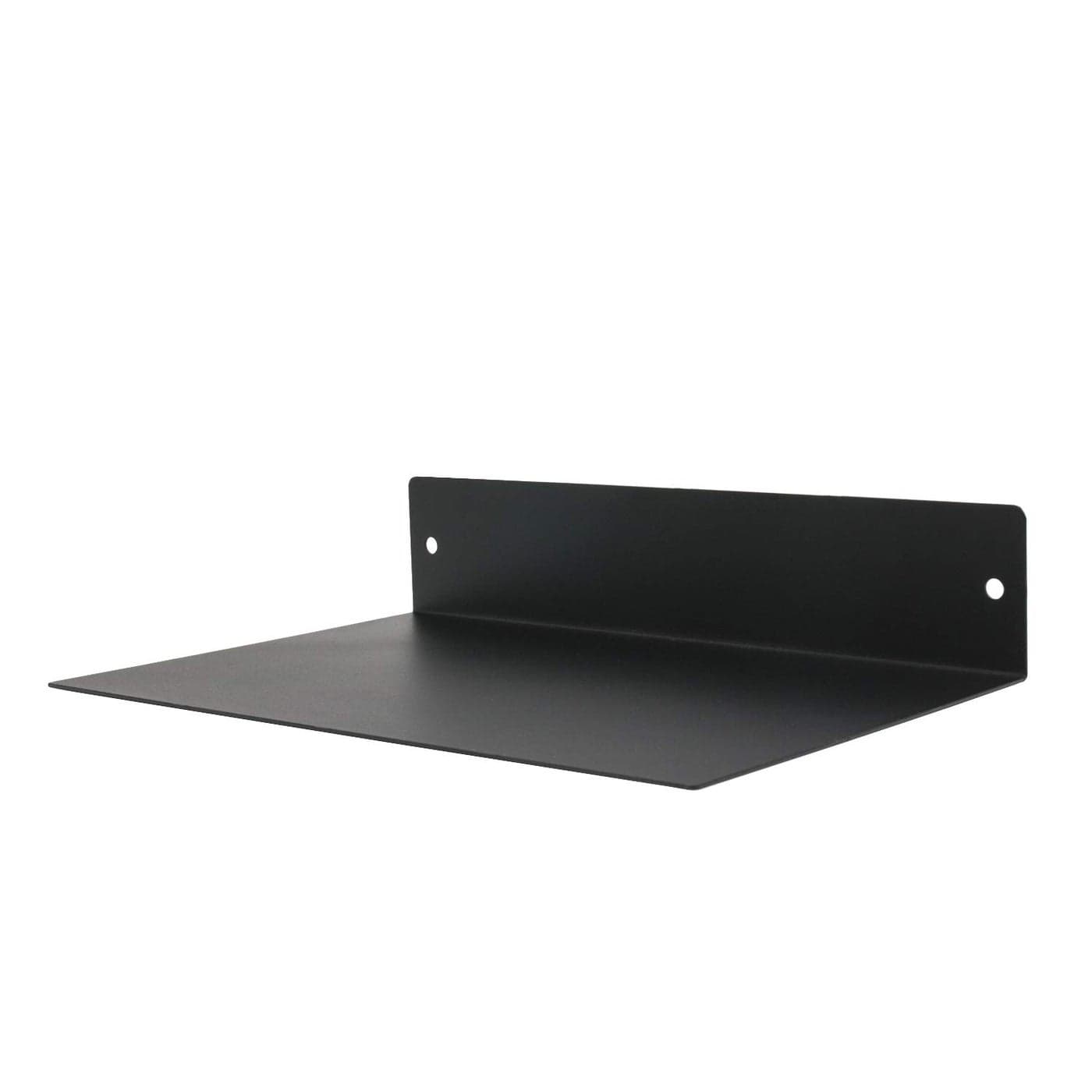 Mitus Floating Shelf Wall Mounted 8 inch x 12 inch Heavy Duty Industrial Modern Steel Black