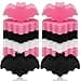 Tioncy 12 Pack Bat Kitchen Sponges Bulk Dual Sided Scrubber Sponges Dishwashing Non Scratch for Bat Kitchen Accessories Dish Scouring Black White Pink