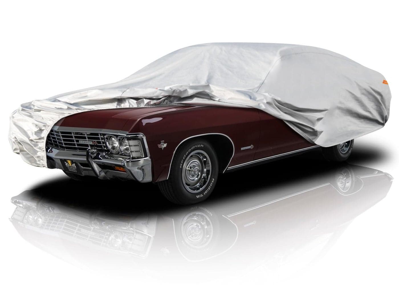 Kayme Car Cover Waterproof All Weather for Large SedanOutdoor Cover Fit for Ford Crown Victoria Cadillac DTS Grand Marquis Lincoln Continental Town Car Chevy Impala Caprice 209 to 218 inch
